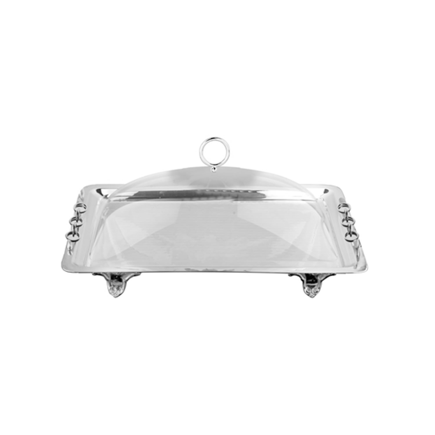 Dikdörtgen Pleksi Kapaklı Servis Tepsisi