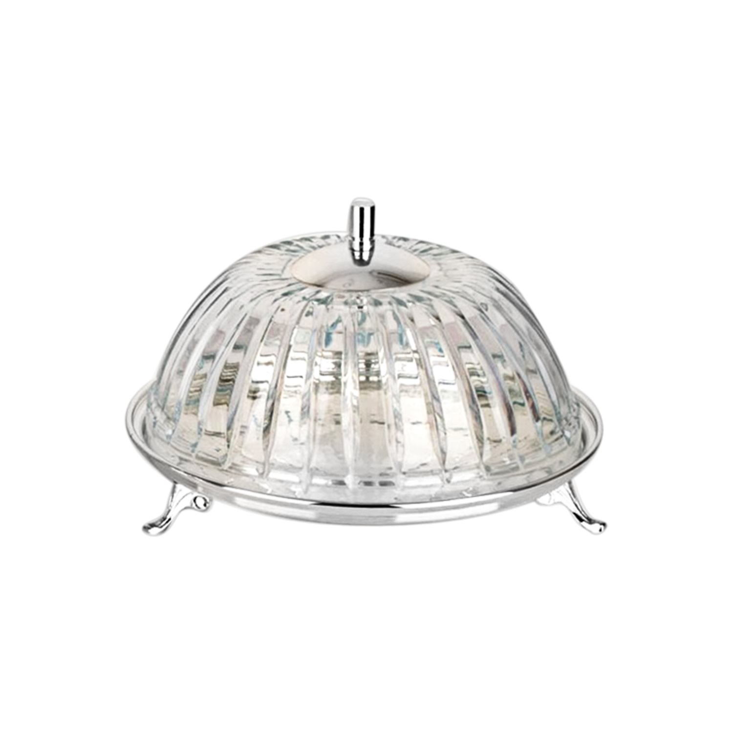 Cam Kapaklı Yuvarlak Pastalık 