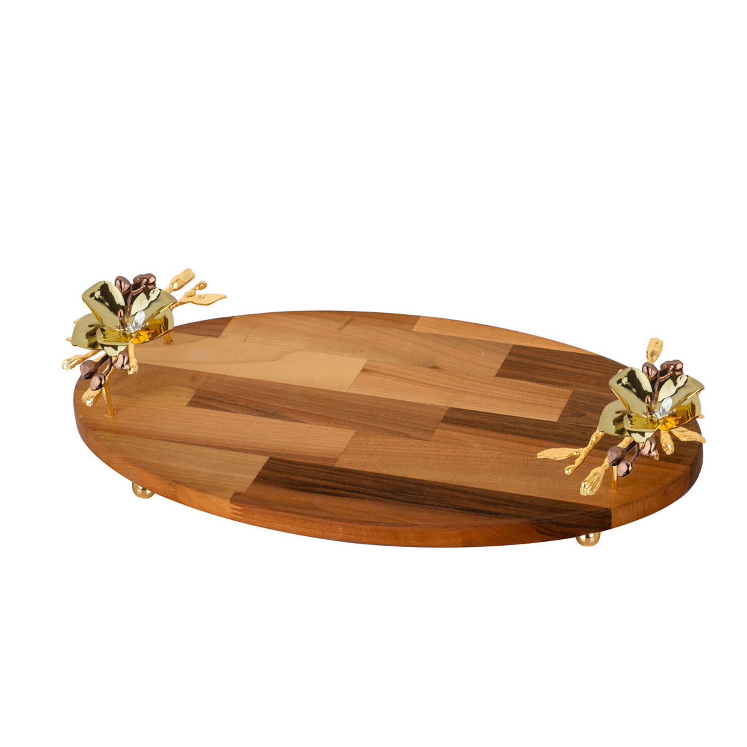 Ahşap Oval Sunumluk