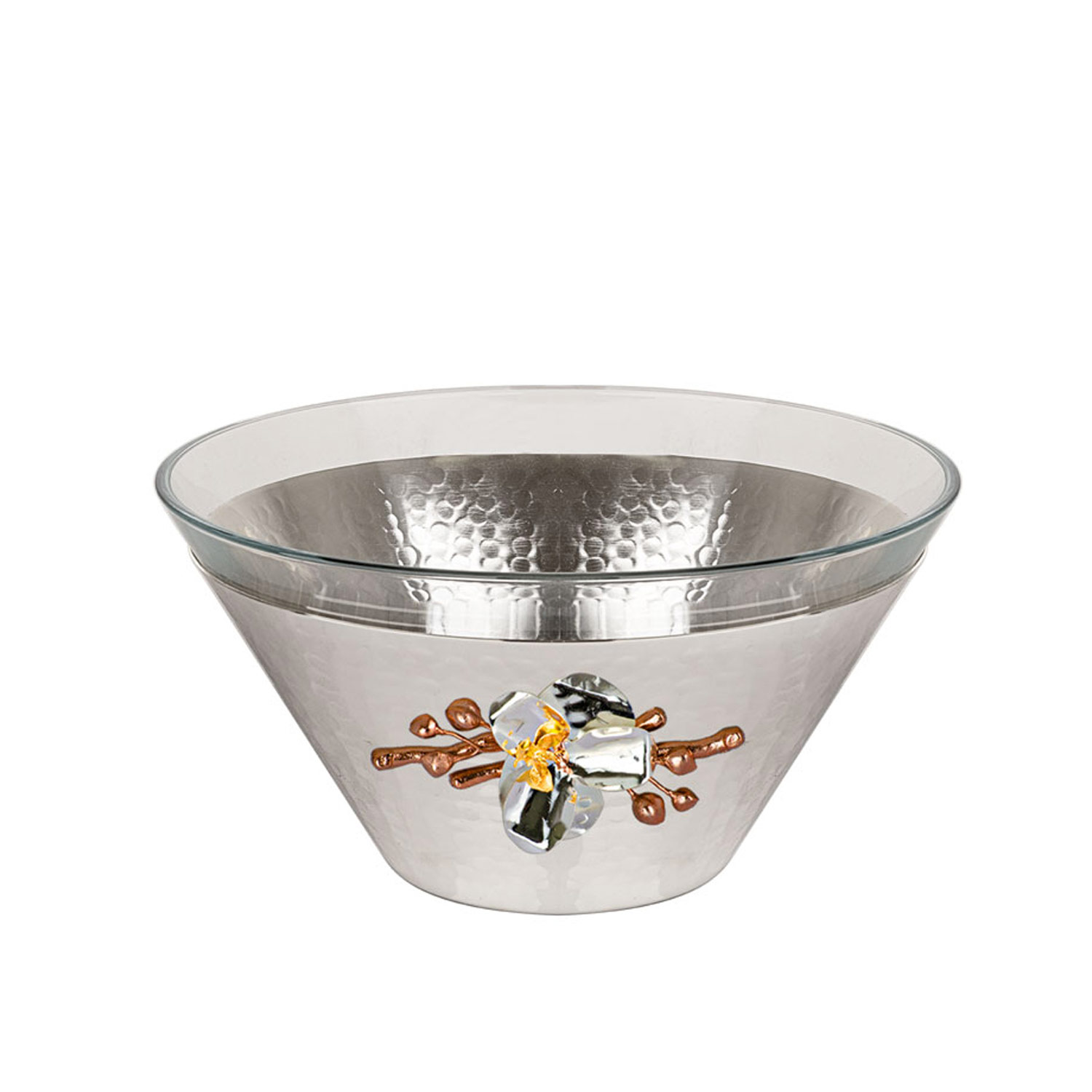 Giydirme Kristalize Kesme Cam Salata Kasesi