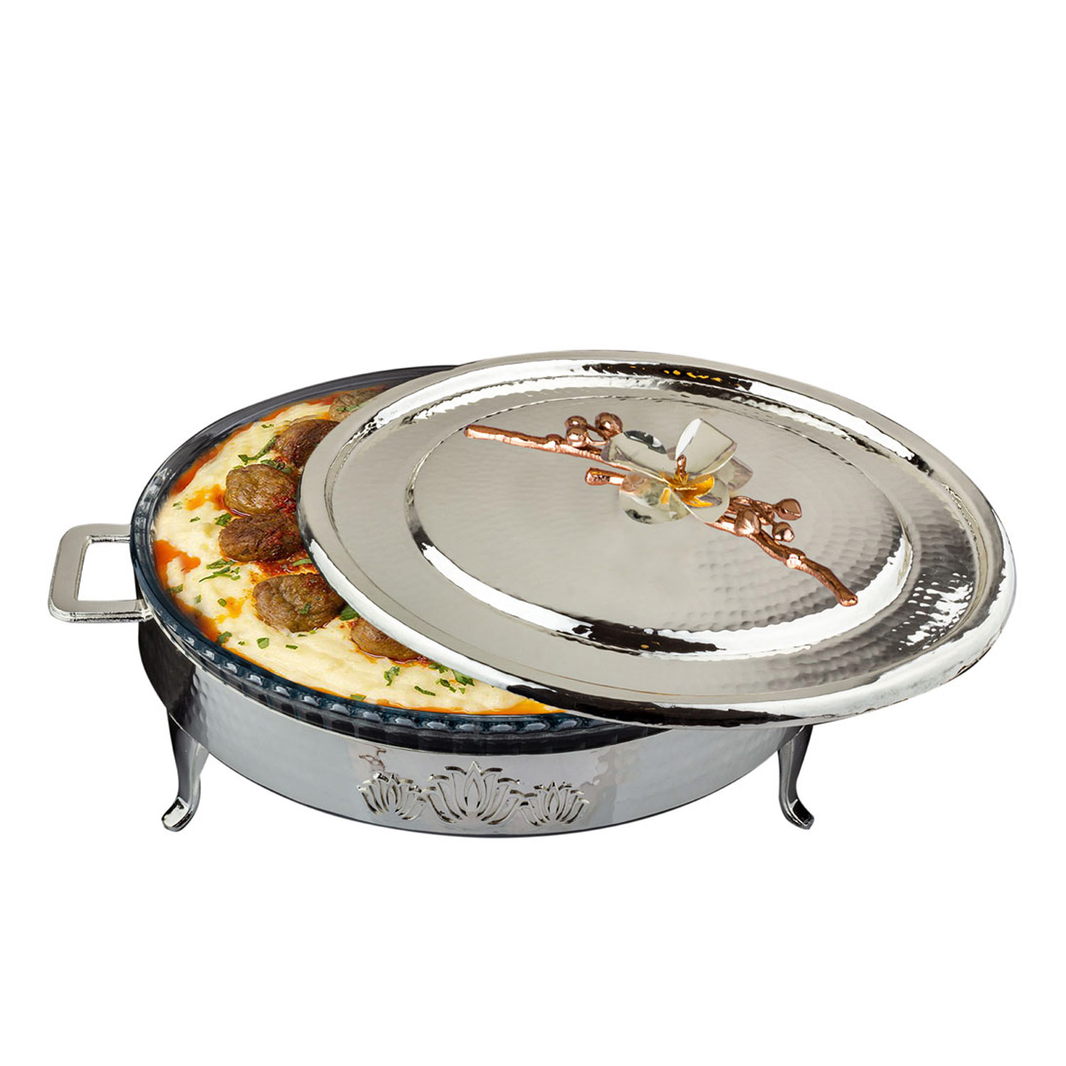 Yuvarlak Giydirmeli Fırın Kabı