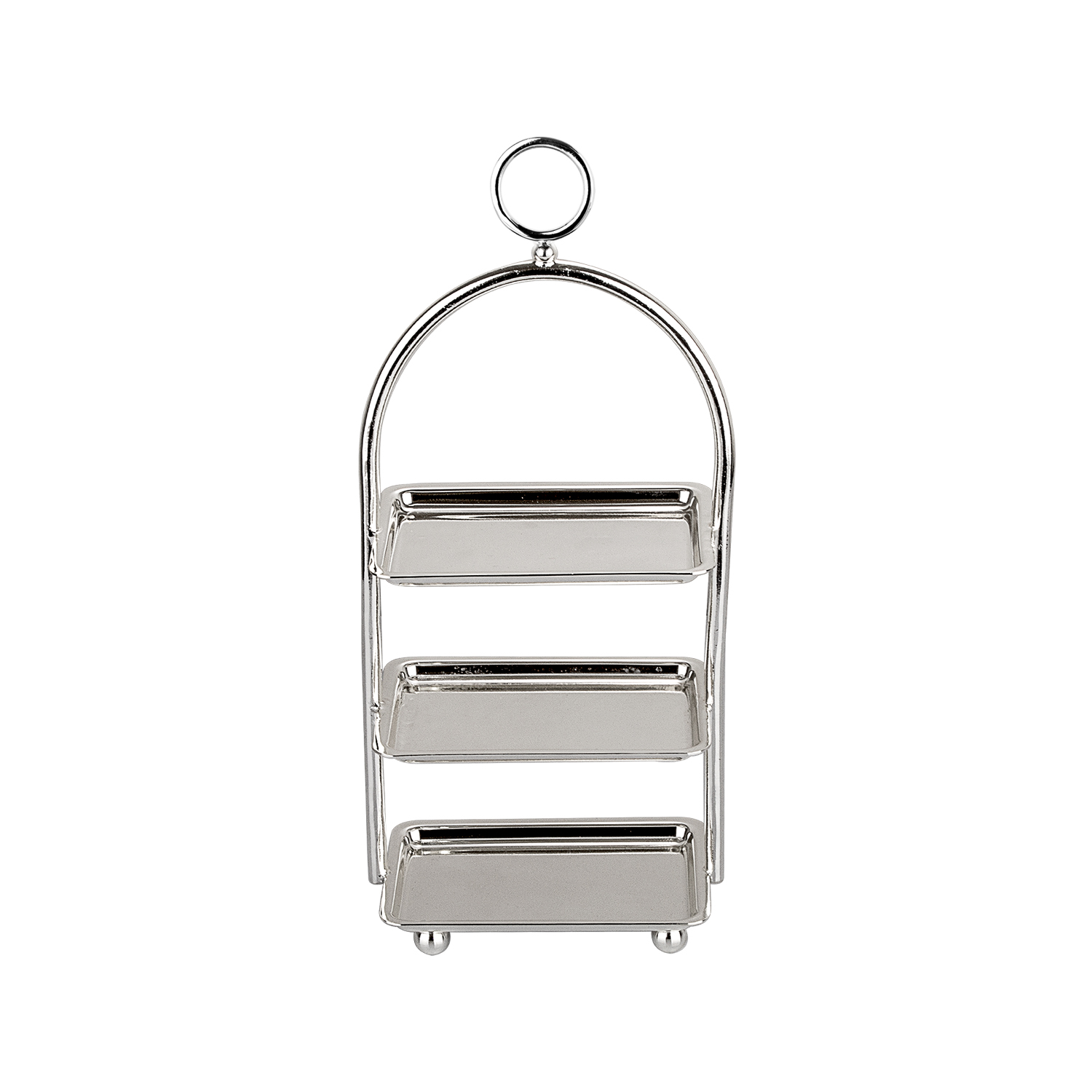 Archy Üç Katlı Dikdörtgen Kurabiyelik 21cm