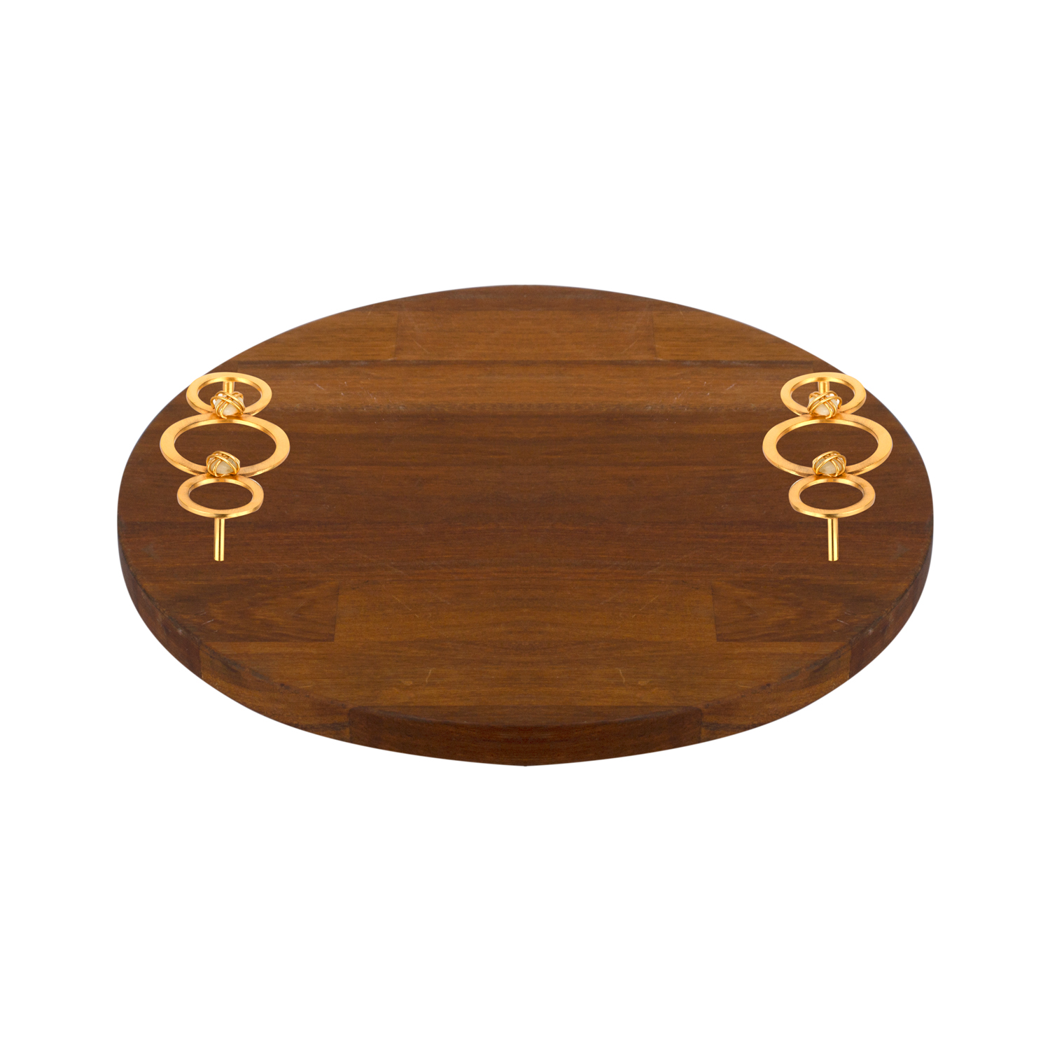 Charm Ahşap Yuvarlak Tepsi 32cm