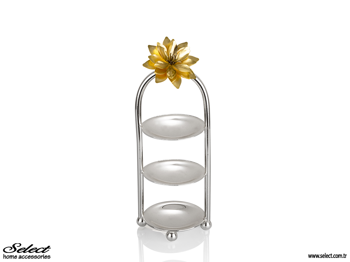 Lotus İki Katlı Lokumluk 5x16cm 