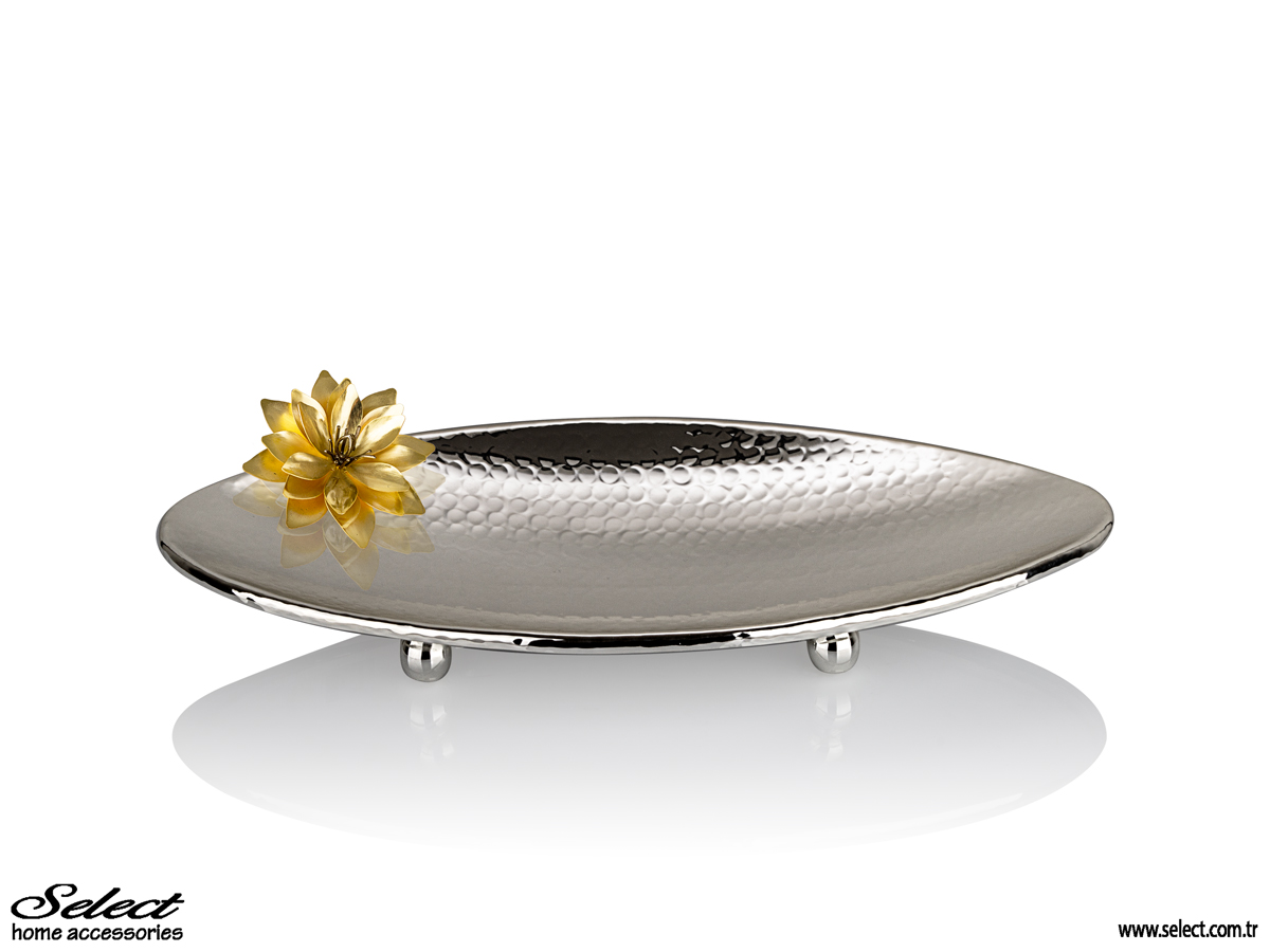 Lotus Kayık Servis Tabağı 18x36cm