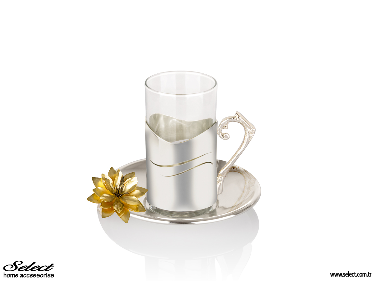 Lotus Kuplu Çay Bardağı