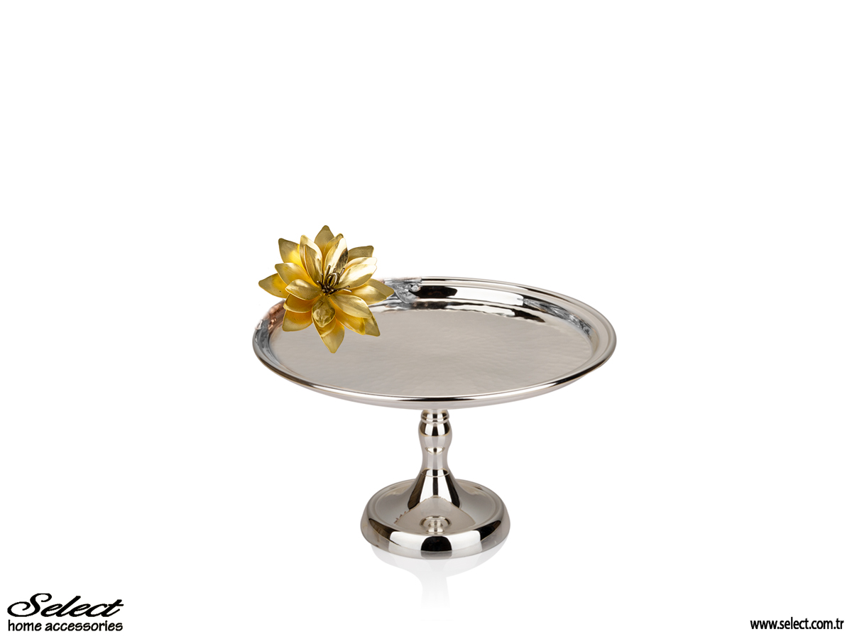 Lotus Yuvarlak Ayaklı Pastalık 24x15cm