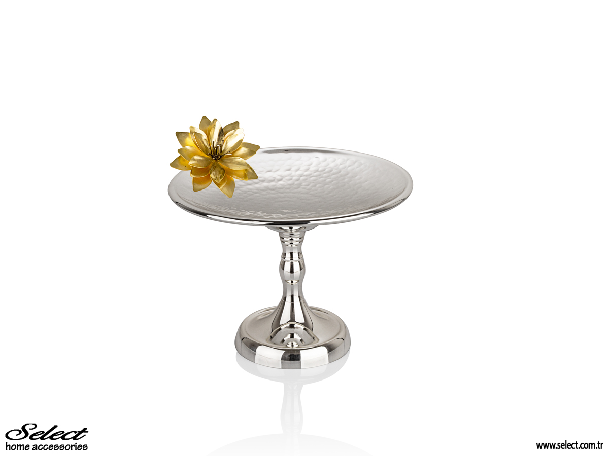 Lotus Yuvarlak Ayaklı Pastalık 25x16cm