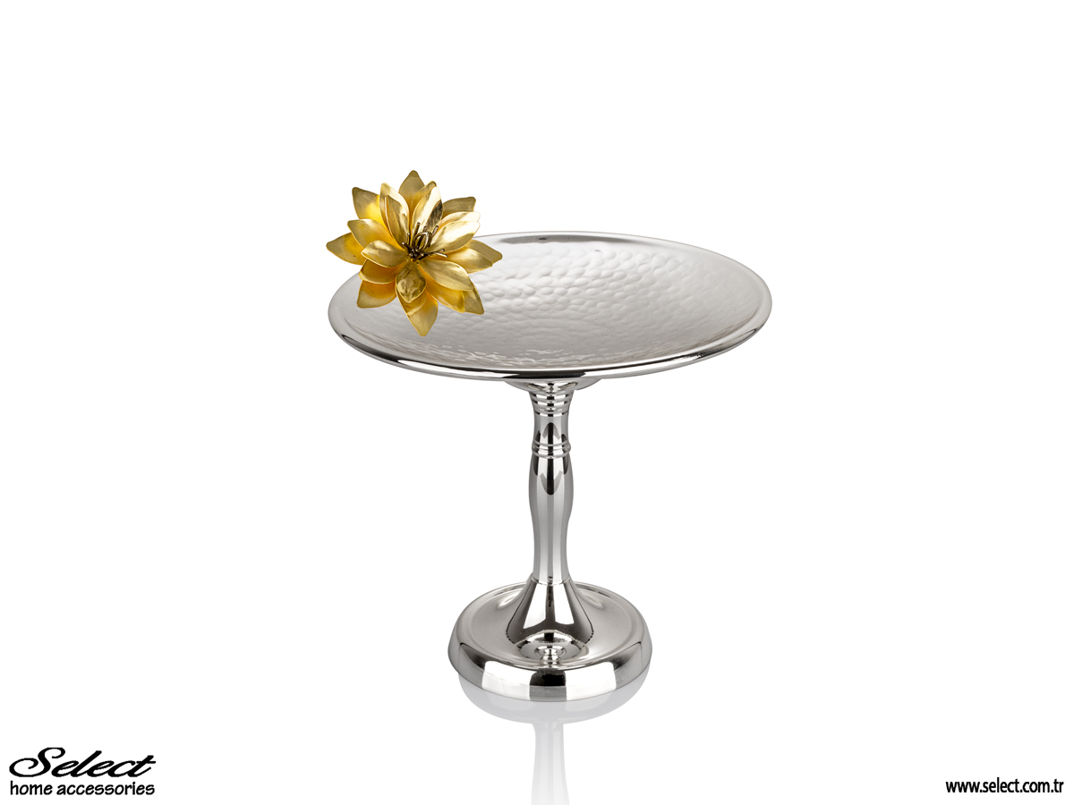 Lotus Yuvarlak Ayaklı Pastalık 25x21cm