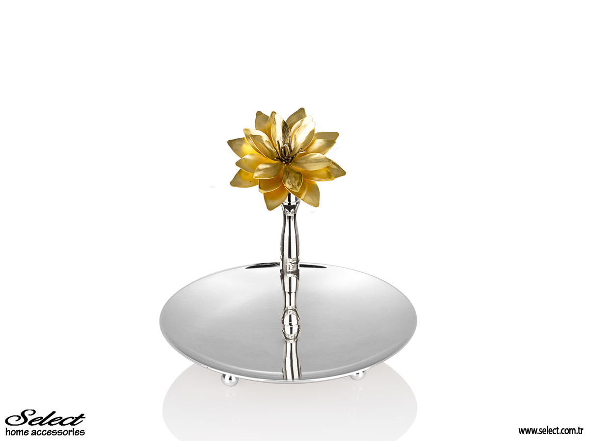 Lotus Yuvarlak Mini Tabak 11x12 cm