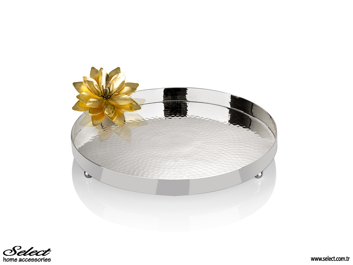 Lotus Yuvarlak Tepsi 21cm