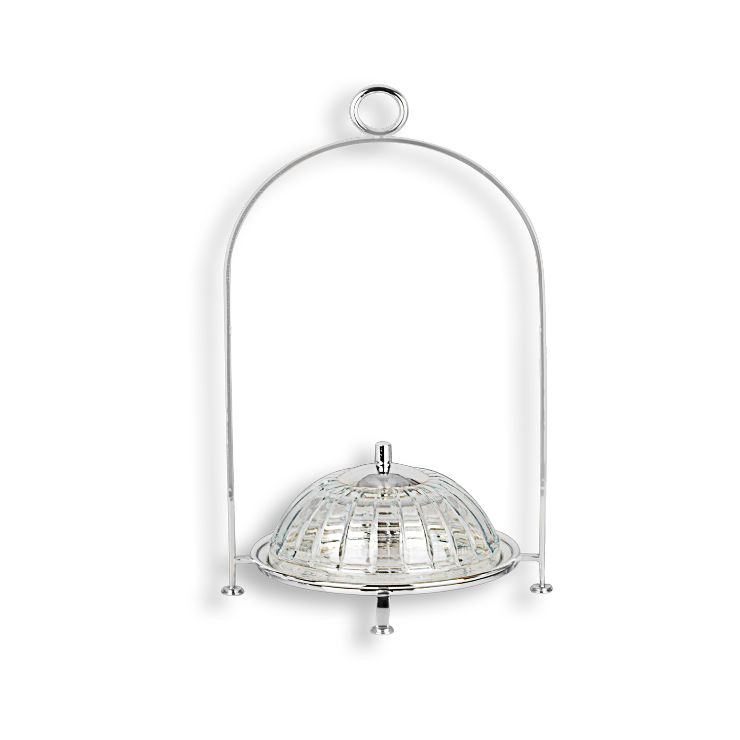 Modena I Cam Kapaklı Servis Standı 25cm