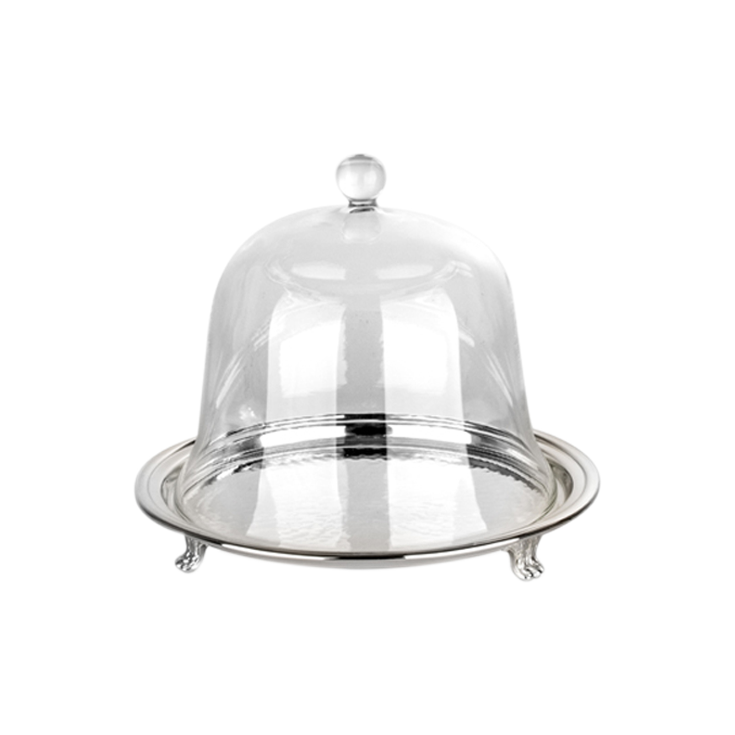 Modena I Cam Kapaklı Yuvarlak Pastalık 24x24cm