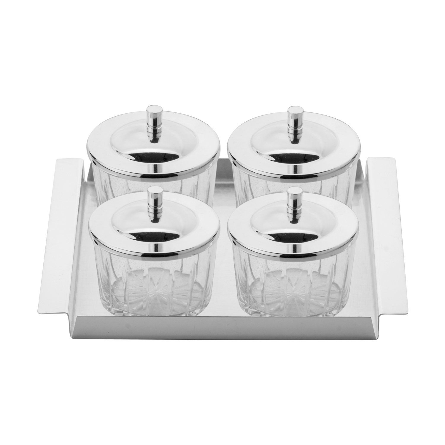 Modena I Kapaklı 4'lü Reçellik 18x21cm