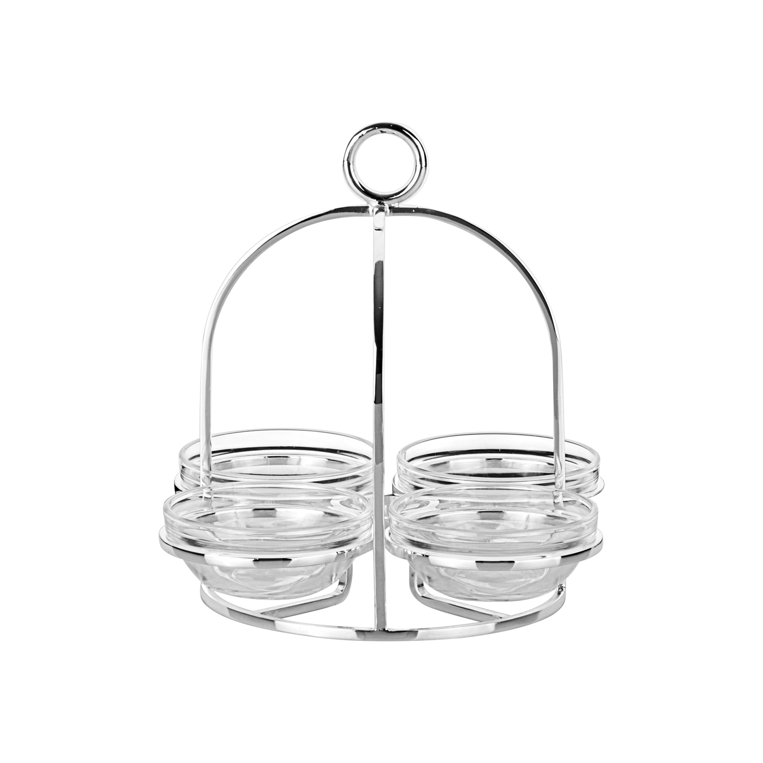 Modena II Halka Dörtlü Çerezlik 9x22cm