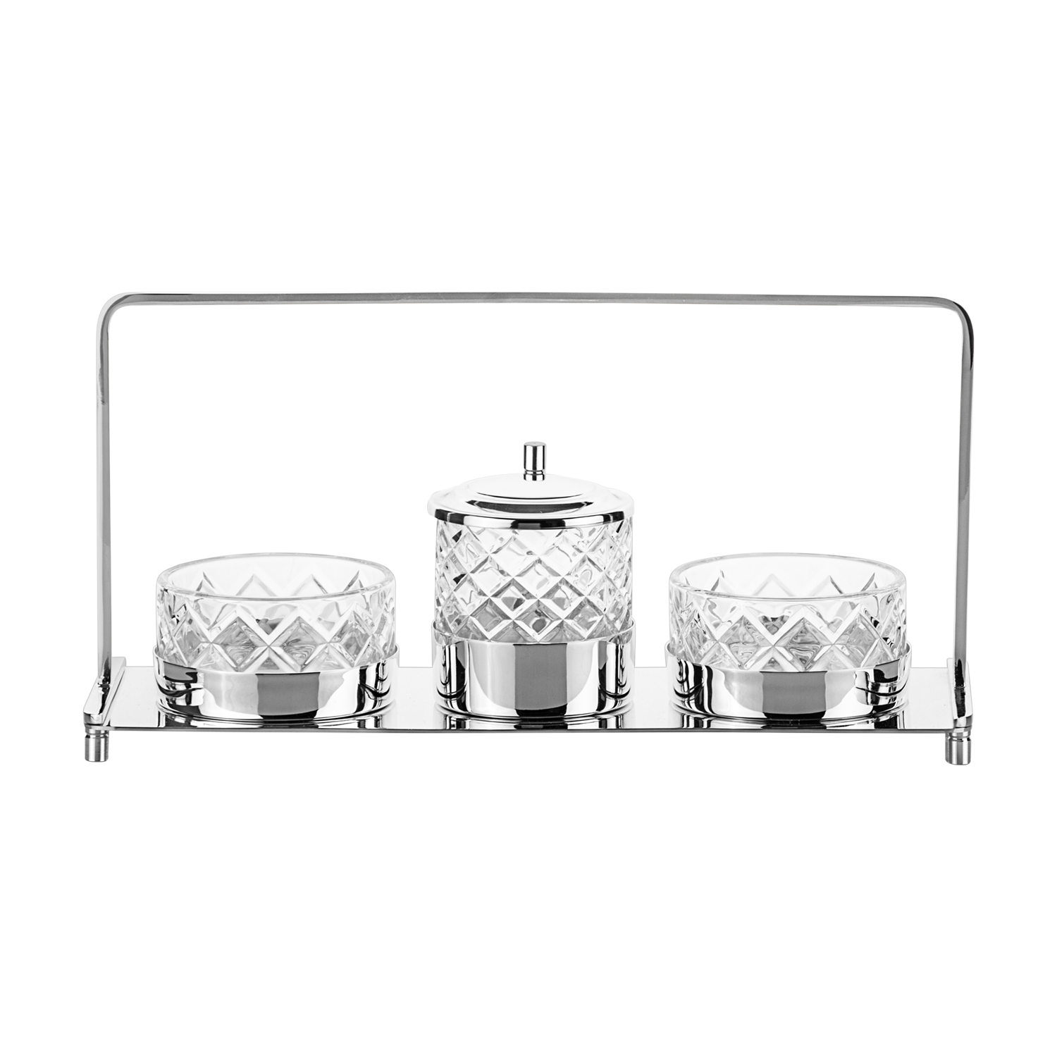 Modena II Üçlü Kase Standı 38x13cm