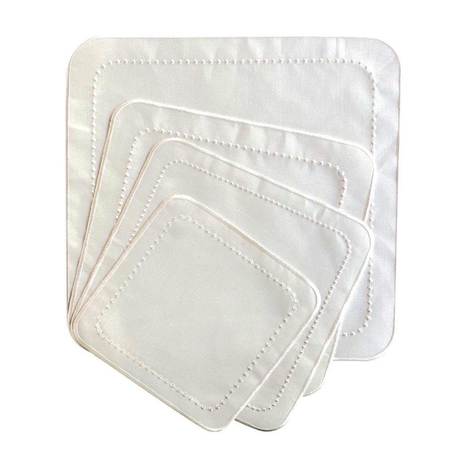 Yıldız Kare Tepsi Örtüsü 18x18cm